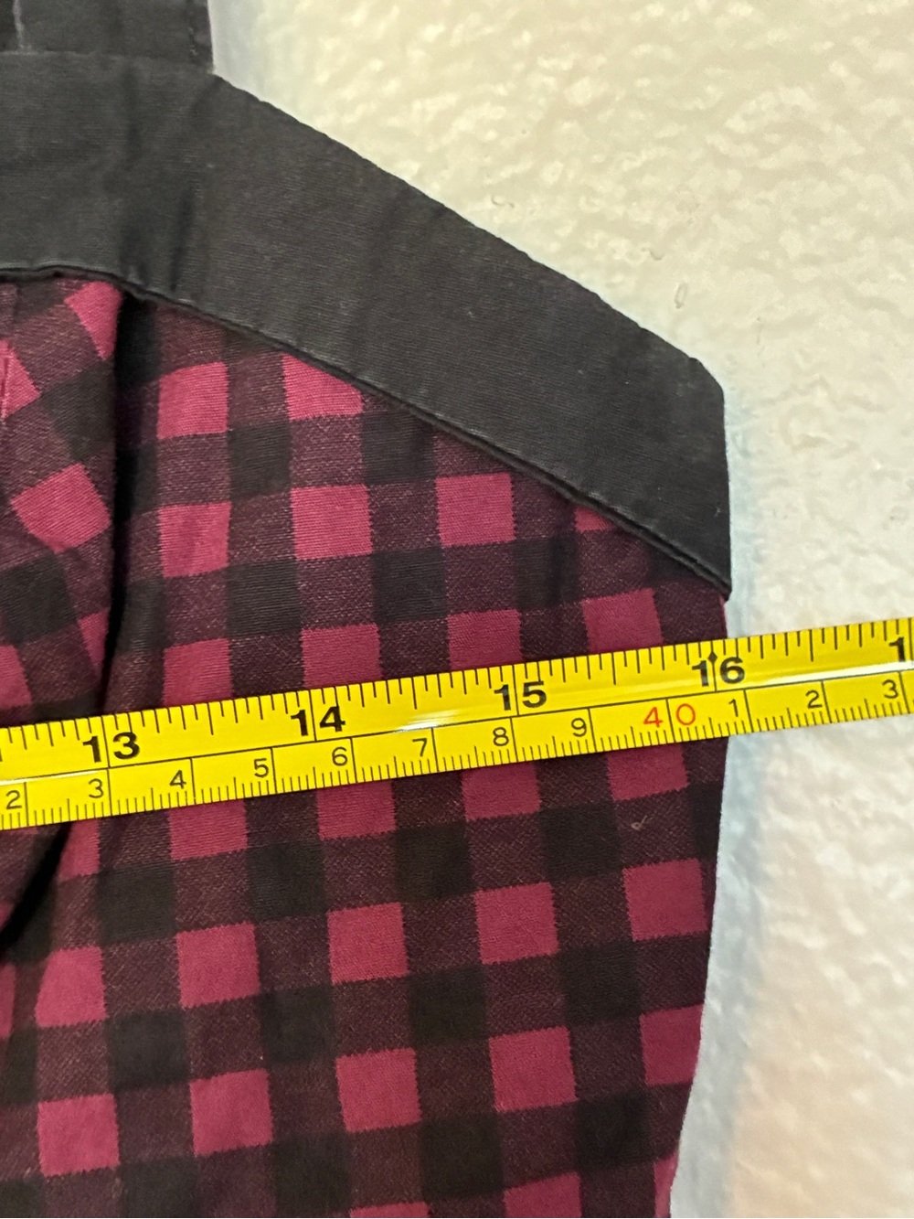 Hot Topic Size L Black Maroon Checked Babydoll Dress Buttons Y2K Grunge Alt - Picture 7 of 8